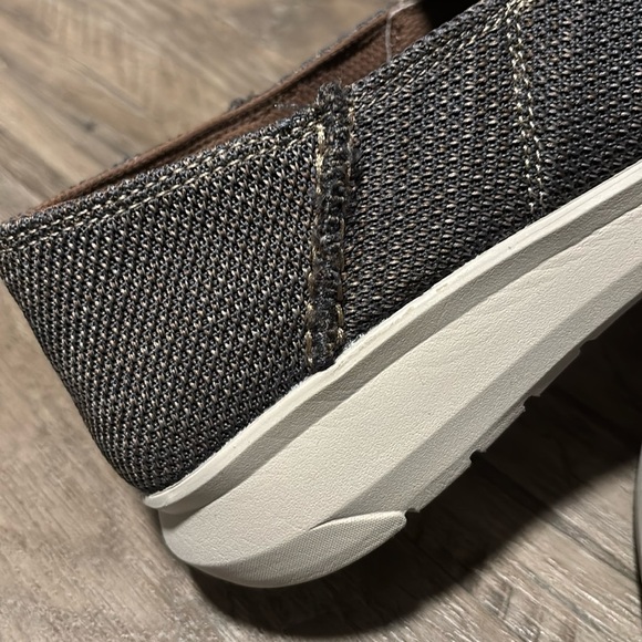 Ariat Hilo 360 Heather Brown,textile upper,moisture-wicking lined,slip on loafer - Picture 4 of 12